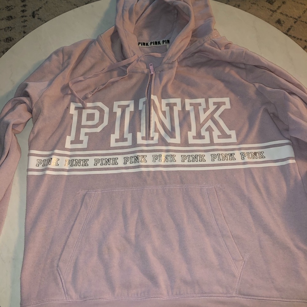 PINK Half Zip Hoodie